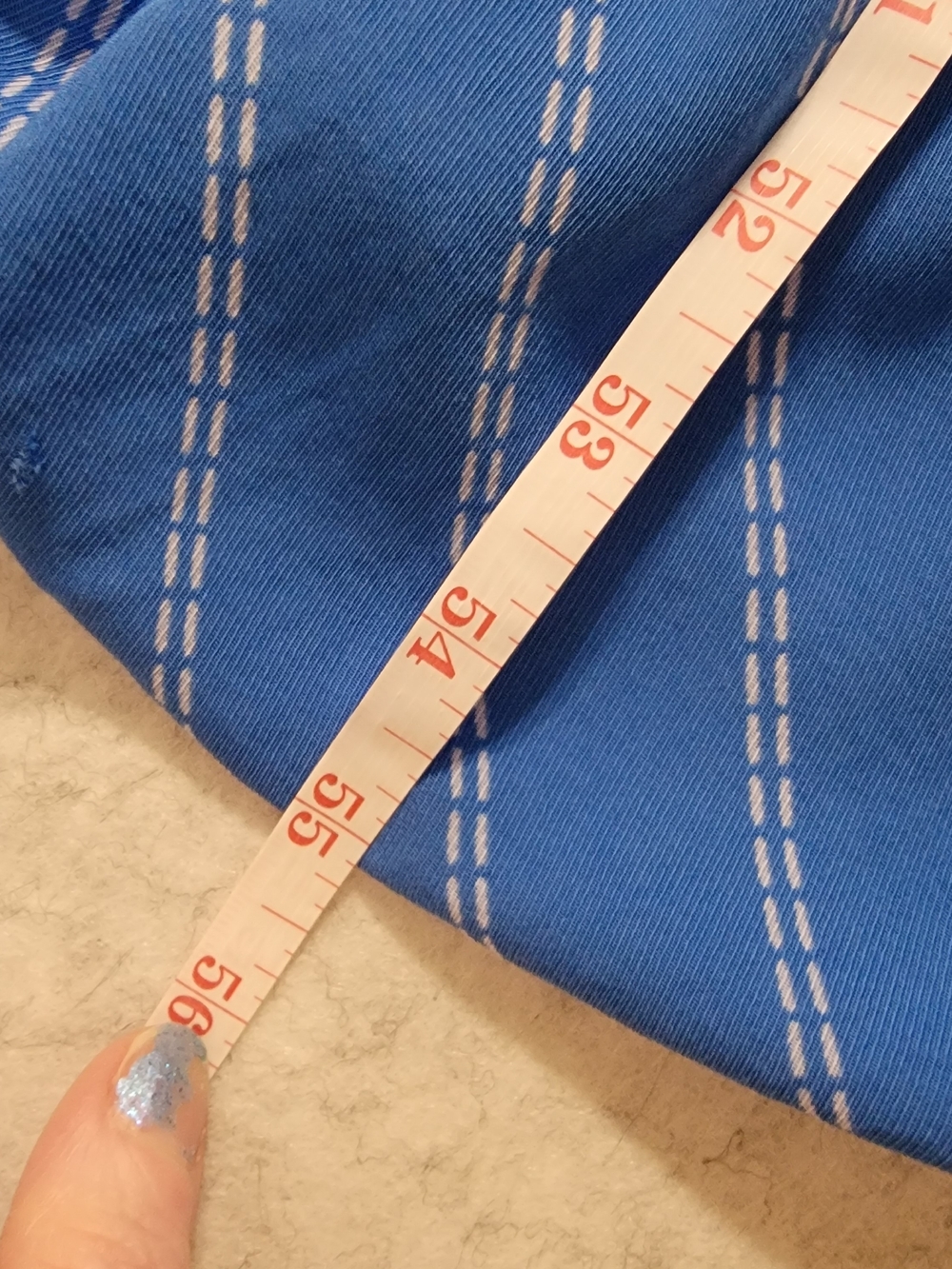 INDAH Blue White Striped 100% Bamboo V-Neck Maxi Dress Pockets XS - Picture 9 of 14